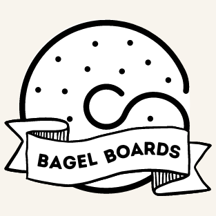 Bagel Board Logo beige